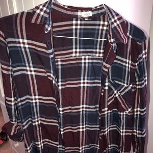 Thin flannel